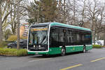 Mercedes eCitaro 8111, auf der Linie 33, f�hrt am 12.01.2026 durch die Bundestrasse.