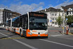 Mercedes Citaro 1131, auf der Linie 1, fhrt am 15.09.2025 zur Haltestelle beim Bahnhof Solothurn.