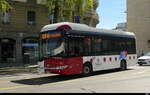tpf - Solaris Urbino 8.9 LE electric Nr.6105 unterwegs auf der Linie 4in der Stadt Freiburg am 27.04.2026