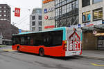 Mercedes Citaro 193, auf der Linie 6, verlsst am 24.02.2025 die Haltestelle beim Guisan Platz.