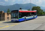 TPL - Mercedes Citaro  Nr.319 unterwegs auf der Linie 4 beim Bahnhof Lugano am 18.04.2026