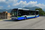 TPL - Mercedes Citaro  Nr.333 unterwegs auf der Linie 4 beim Bahnhof Lugano am 18.04.2026