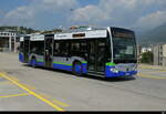 TPL - Mercedes Citaro  Nr.330 unterwegs auf der Linie 6 beim Bahnhof Lugano am 18.04.2026