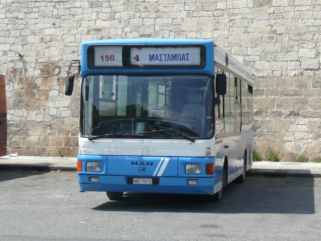 10.05.11,MAN am Busbahnhof von Iraklio auf Crete/Greece.