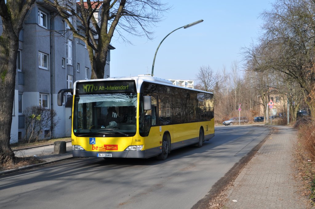 1646 auf der OL M77 S Marienfelde 28.1.011