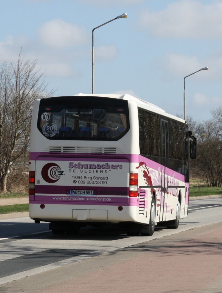 20.4.2013 Usedom. Neoplan Richtung Seebad Ahlbeck