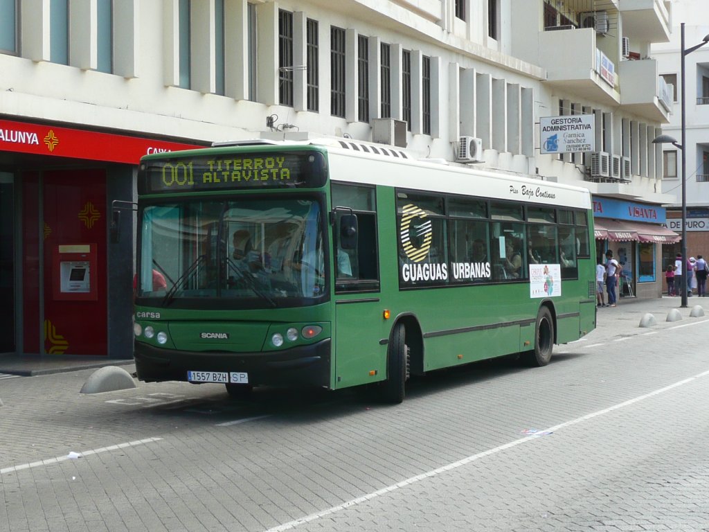 29.05.10,SCANIA carsa in Arrecife auf Lanzarote.