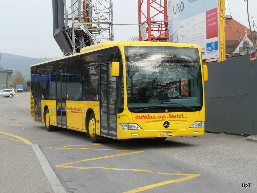 AAGL - Mercedes Citaro Nr.56  BL 7861 unterwegs auf der Linie 75 in Liestal am 18.04.2010