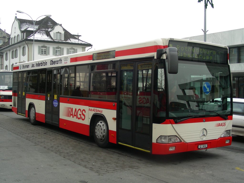 AAGS, Ibach. Mercedes-Benz/Hess Citaro (SZ 5'810) in Schwyz, Post. (28.12.2007)