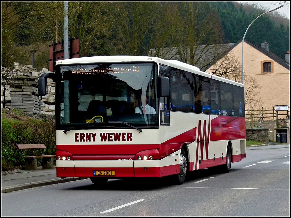 Am 03.04.2011 fuhr mir dieser VDL Bova Bus vor die Linse.