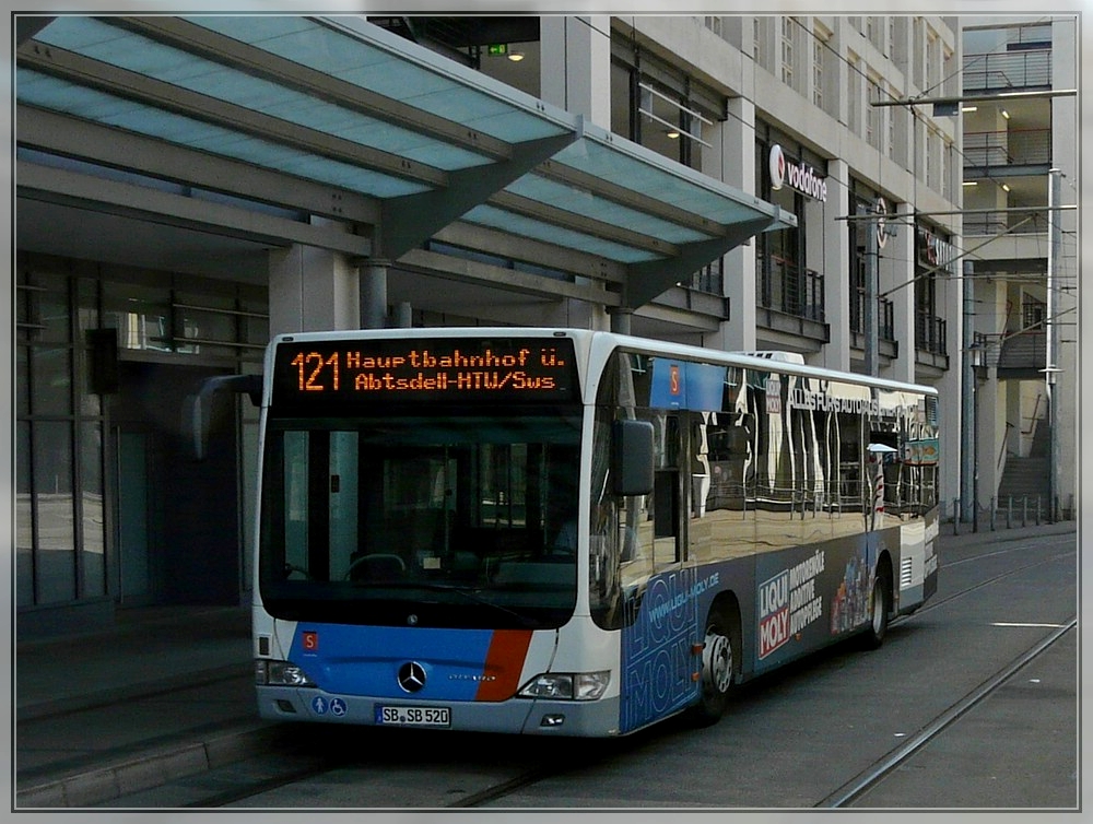 Am Busbahnhof in Saarbrcken habe ich diesen Mercedes Citaro aufgenommen. 29.05.2011