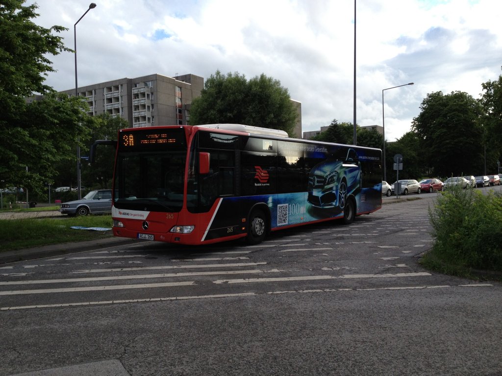 ASEAG MB Citaro KOM 265 mit Werbung fr die Neue A Klasse
