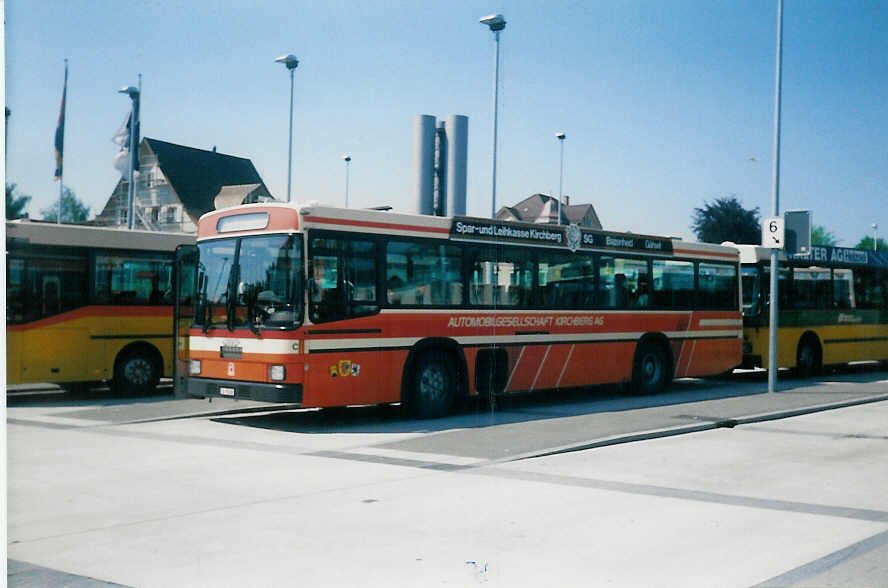 Aus dem Archiv: AKAG Kirchberg Nr. C-SG 95'308 NAW/R&J am 22. Mai 1995 Wil, Bahnhof