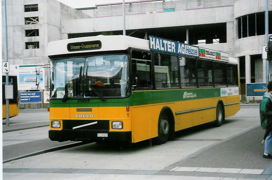 Aus dem Archiv: BHW Wil Nr. 1/TG 108'831 Volvo/Hess am 14. Juni 1998 Wil, Bahnhof