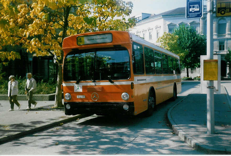 Aus dem Archiv: BSU Solothurn Nr. 44/SO 21'305 Mercedes/Hess O 305 am 6. Oktober 1997 Solothurn, Amthausplatz