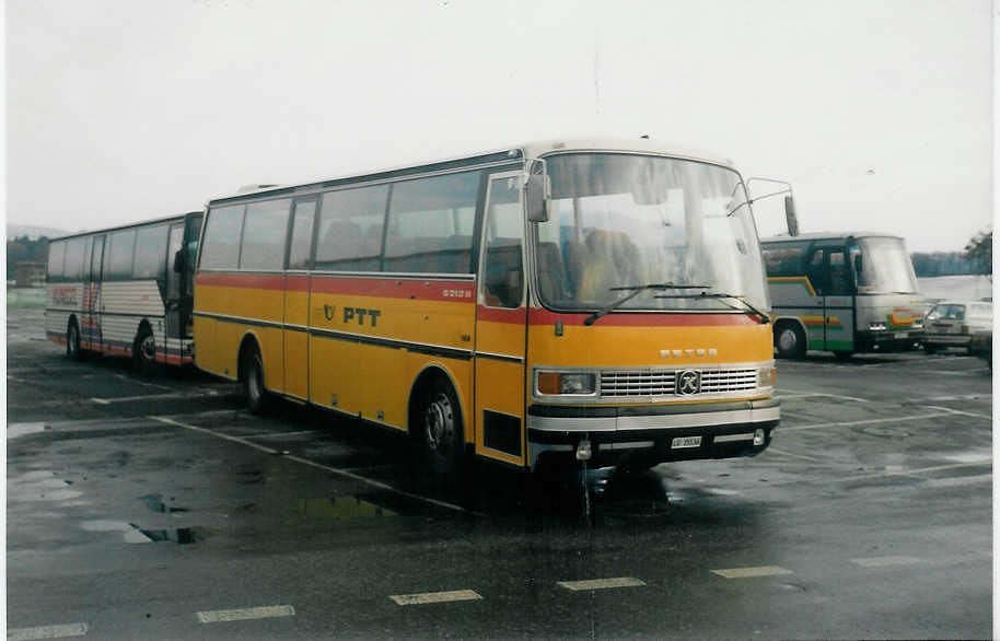 Aus dem Archiv: Hfliger, Sursee LU 15'536 Setra am 24. November 1996 Bern, BEA Expo