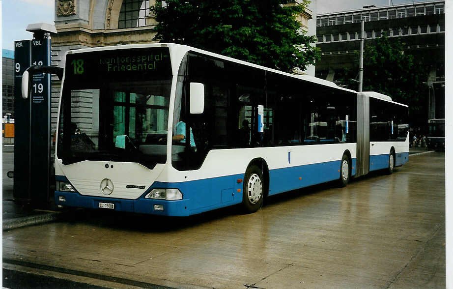 Aus dem Archiv: Heggli, Kriens (VBL) Nr. 711/LU 15'088 Mercedes Citaro am 27. Juni 1999 Luzern, Bahnhof