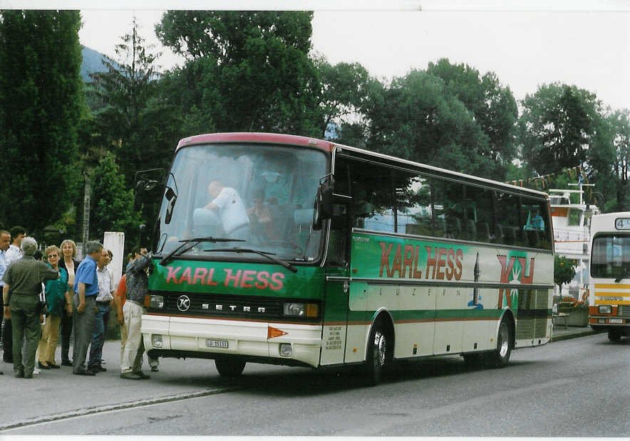Aus dem Archiv: Hess Karl, Luzern LU 15'133 Setra am 6. Juni 1998 Thun, Schifflndte