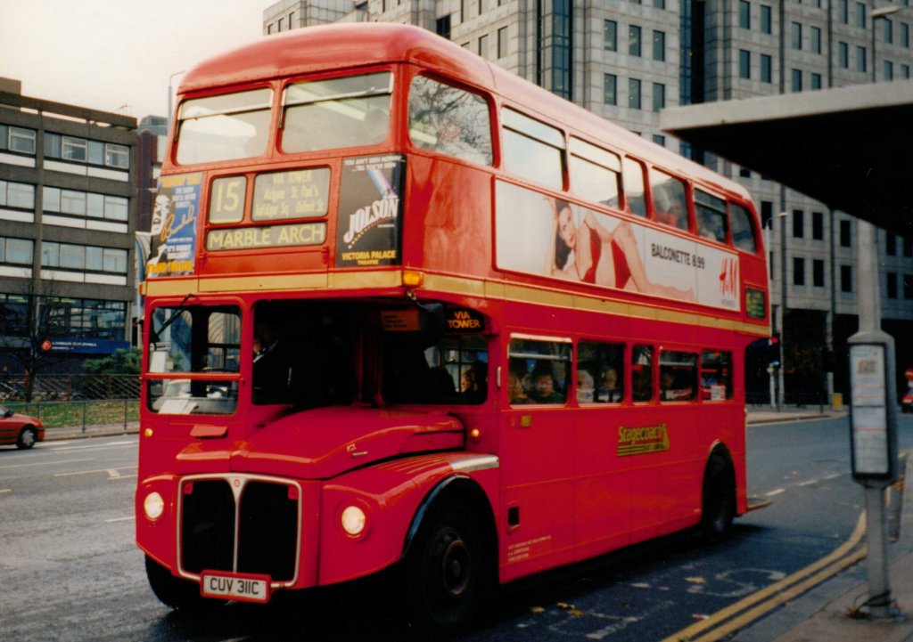 Aus dem Archiv: Londoner Routemaster  Stagecoach , Dezember 1995