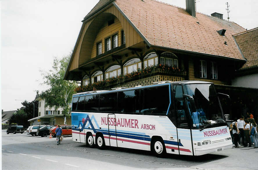 Aus dem Archiv: Nussbaumer, Arbon - TG 24'764 - Drgmller am 15. August 1998 beim Bahnhof Schwarzenburg
