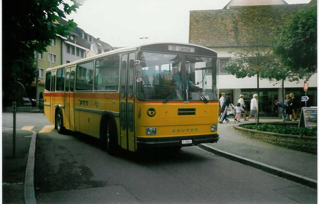 Aus dem Archiv: PTT Regie P 25'841 Saurer/Hess RH am 8. Oktober 1997 in Liestal