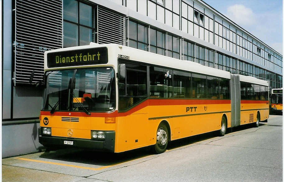Aus dem Archiv: PTT Regie P 27'707 Mercedes O 405G am 3. Juni 1998 Bern, Automobilwerksttte