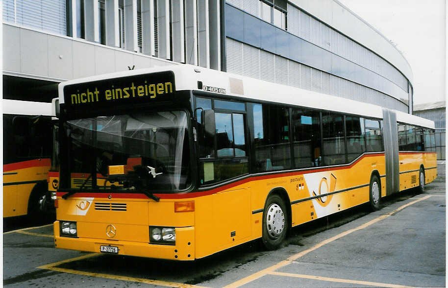 Aus dem Archiv: PTT Regie P 27'726 Mercedes O 405GN am 10. Oktober 1998 Bern, Postautostation