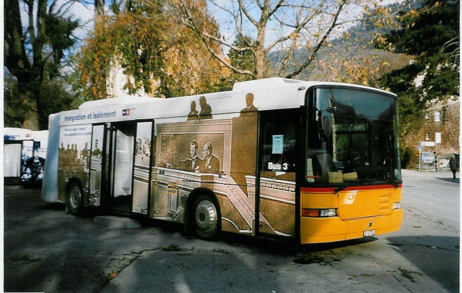Aus dem Archiv: PTT Regie P 27'730 Volvo/Hess am 18. November 1998 Thun, Aarefeld (150 Jahre Bundesstaat)