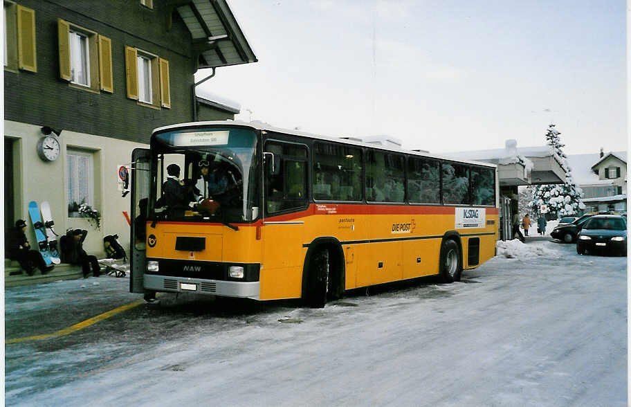 Aus dem Archiv: Schnider, Schpfheim LU 15'605 NAW/R&J am 30. Dezember 1999 Schpfheim, Bahnhof