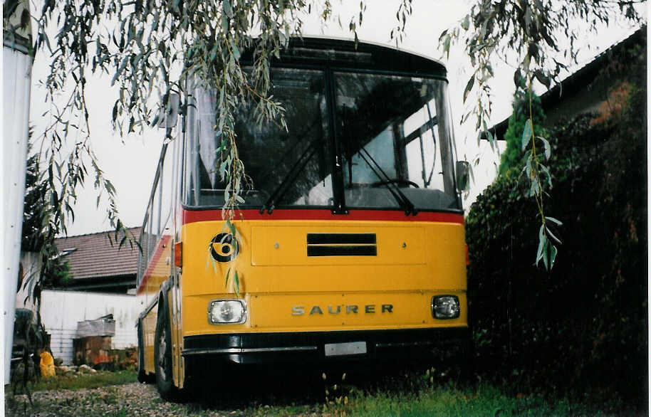 Aus dem Archiv: Steiner, Messen Saurer/R&J RH (ex P 24'208) am 3. Oktober 1998 Btzberg, Heiniger