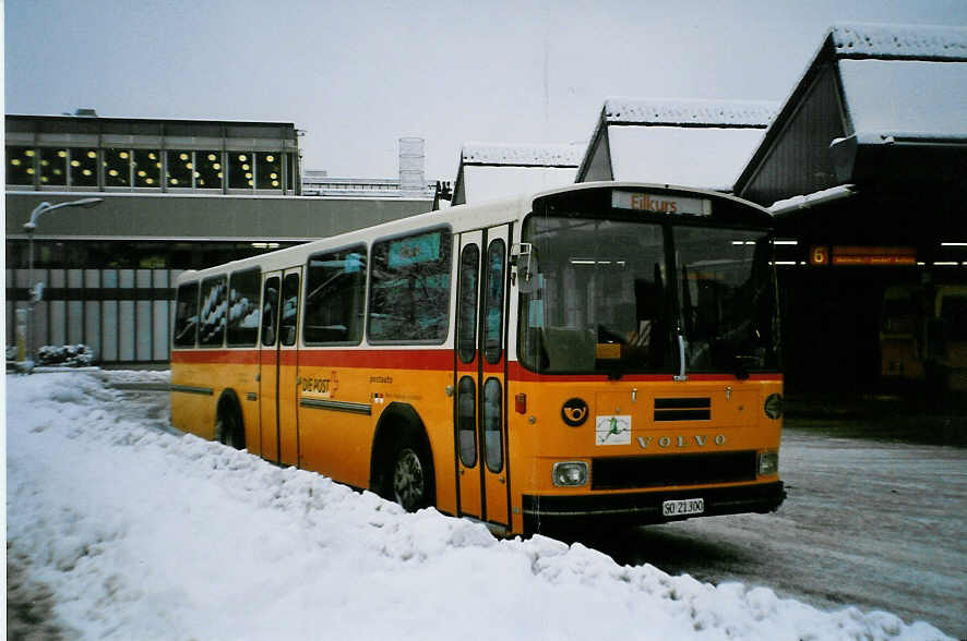 Aus dem Archiv: Steiner, Messen SO 21'300 Volvo/Hess am 10. Februar 1999 Bern, Postautostation