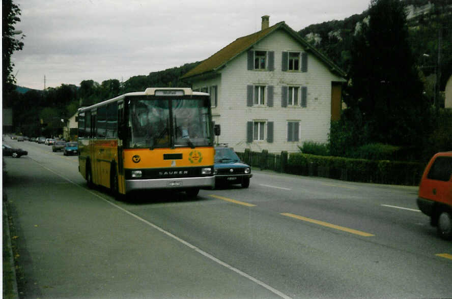 Aus dem Archiv: Wyss, Boningen Nr. 13/SO 20'476 Saurer/R&J RH am 11. Oktober 1997 in Aarburg