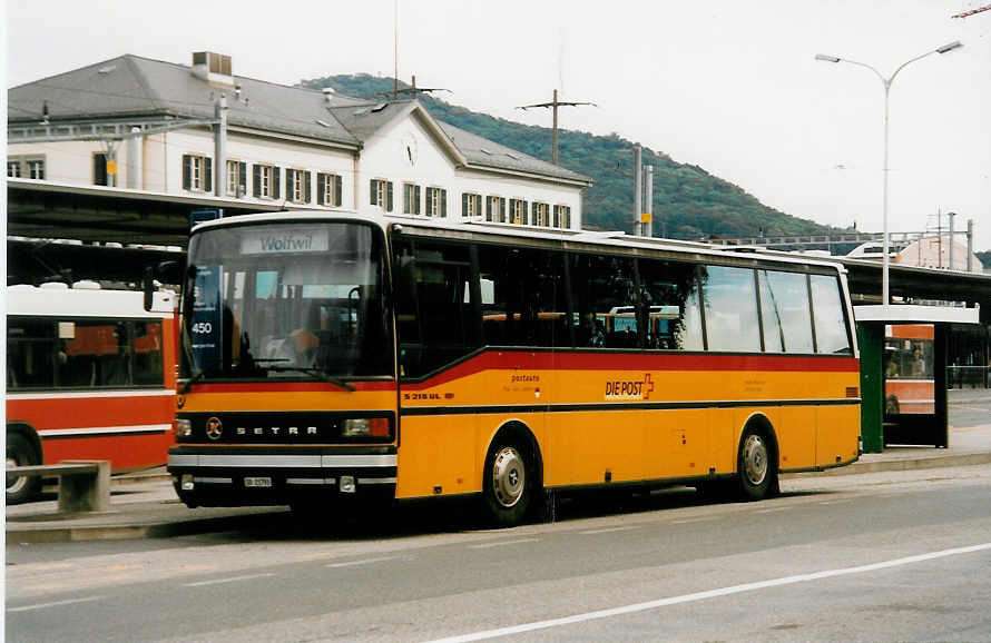 Aus dem Archiv: Wyss, Boningen SO 21'793 Setra am 14. Juli 1999 Olten, Bahnhof