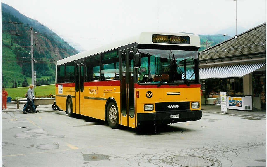 Aus dem Archiv: Zazzi, Disentis GR 60'481 NAW/Hess am 27. Juni 1999 Disentis, Bahnhof