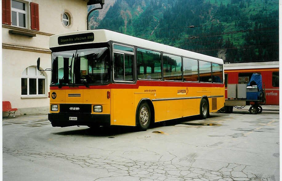 Aus dem Archiv: Zazzi, Disentis GR 60'481 NAW/Hess am 27. Juni 1999 Disentis, Bahnhof