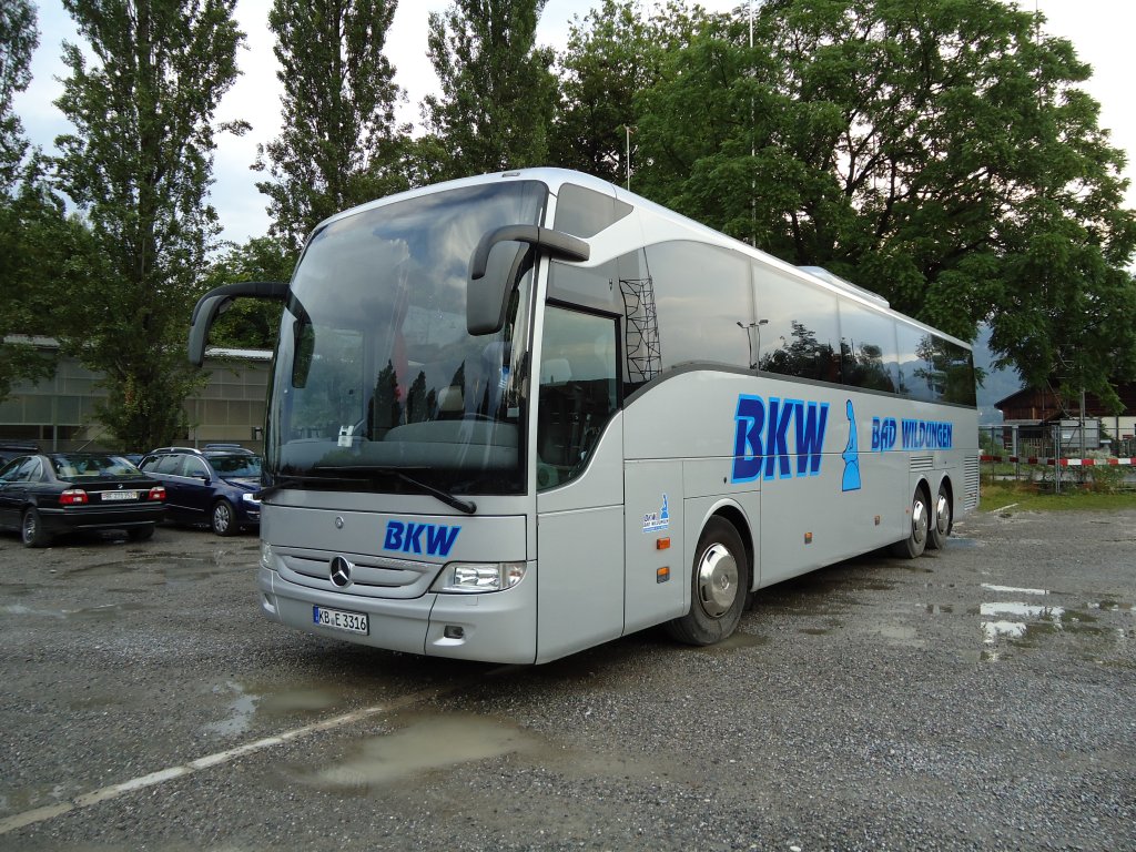 Aus Deutschland: BKW, Bad Wildungen KB-E 3316 Mercedes am 16. Juli 2010 Thun, Lachenwiese