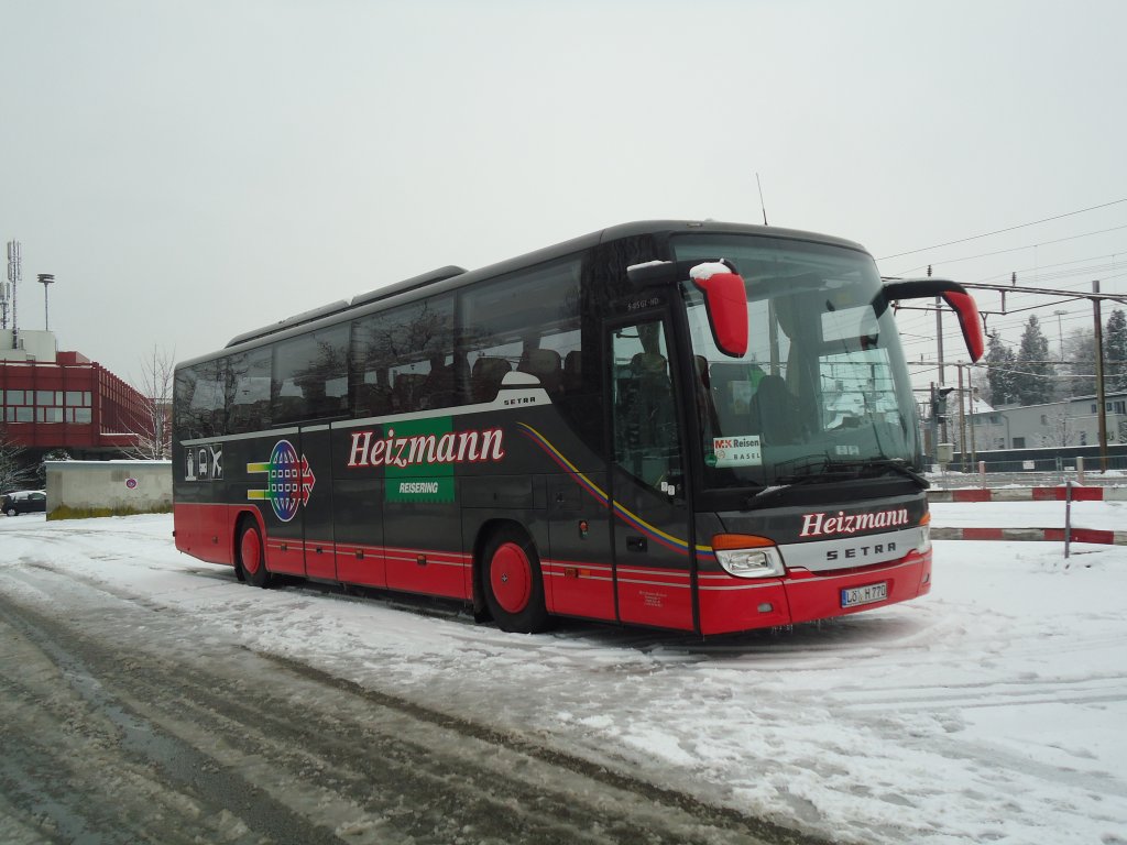 Aus Deutschland: Heizmann, Schopfheim - L-H 770 - Setra am 31. Januar 2012 in Thun, Rosenau