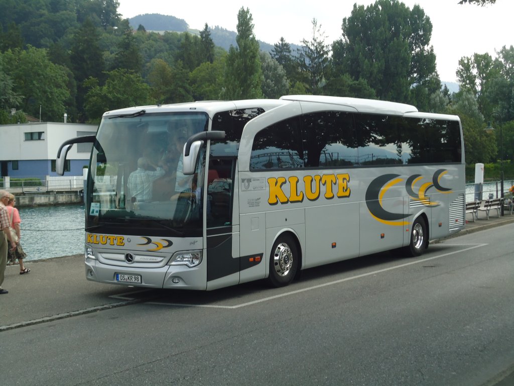Aus Deutschland: Klute, Osnabrck - OS-KR 98 - Mercedes am 13. August 2012 bei der Schifflndte Thun