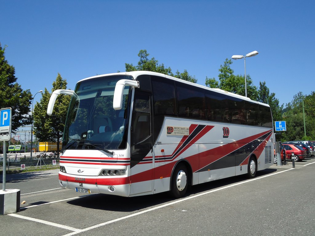 Aus Portugal: Duarte Nr. 308/60-49-SP MAN am 1. August 2010 Thun, Seestrasse