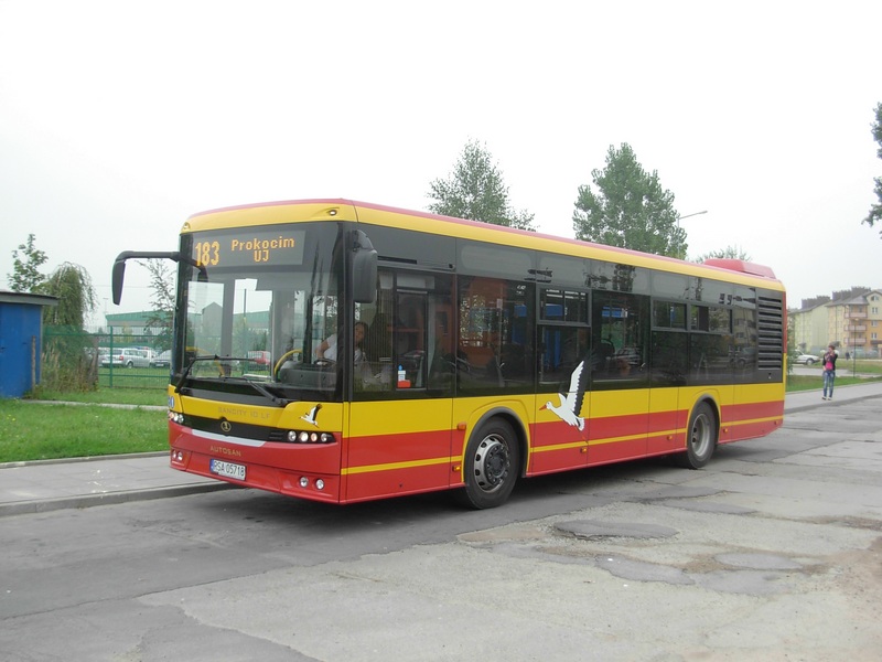 Autosan Sancity M10LF, Test Bus im MPK Krakw, 3.09.2012