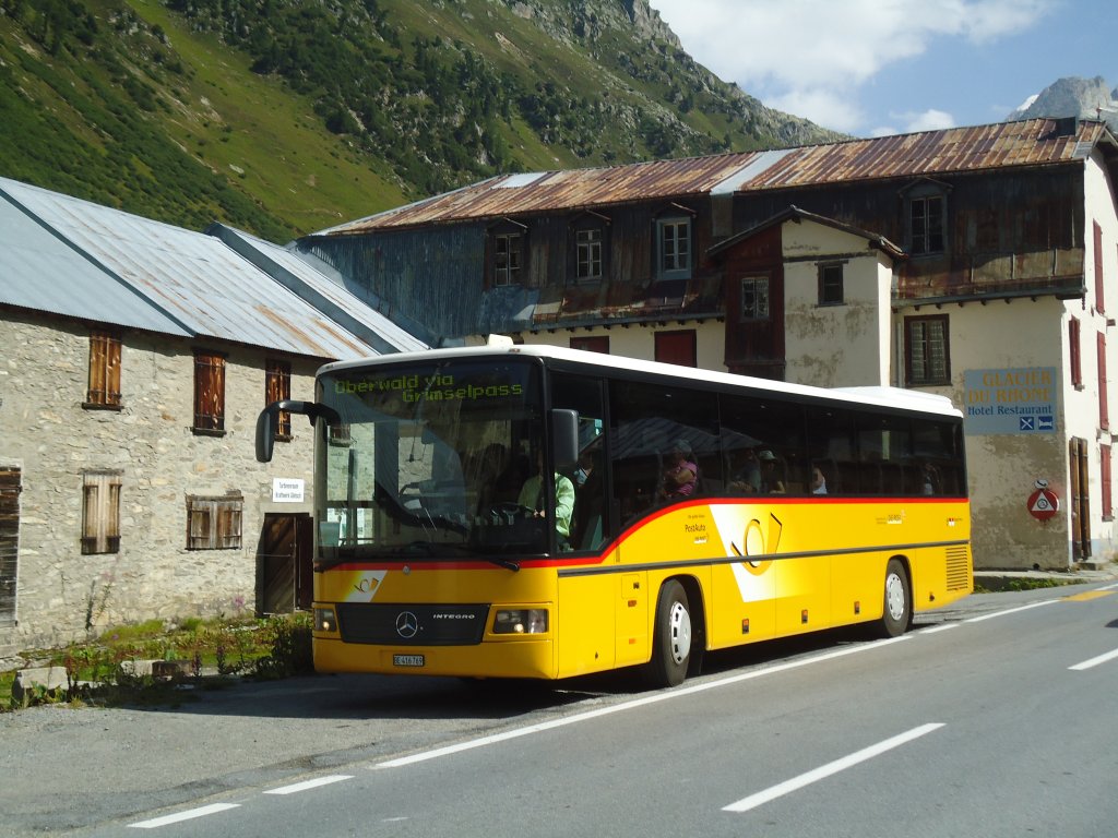 AVG Meiringen - Nr. 69/BE 416'769 - Mercedes Integro am 21. August 2011 in Gletsch, Post