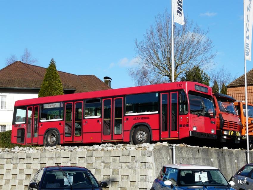 Bern Mobil - Volvo B10M  Nr.122 abgestellt an der Hauptstrasse in Btzberg am 02.01.2010
