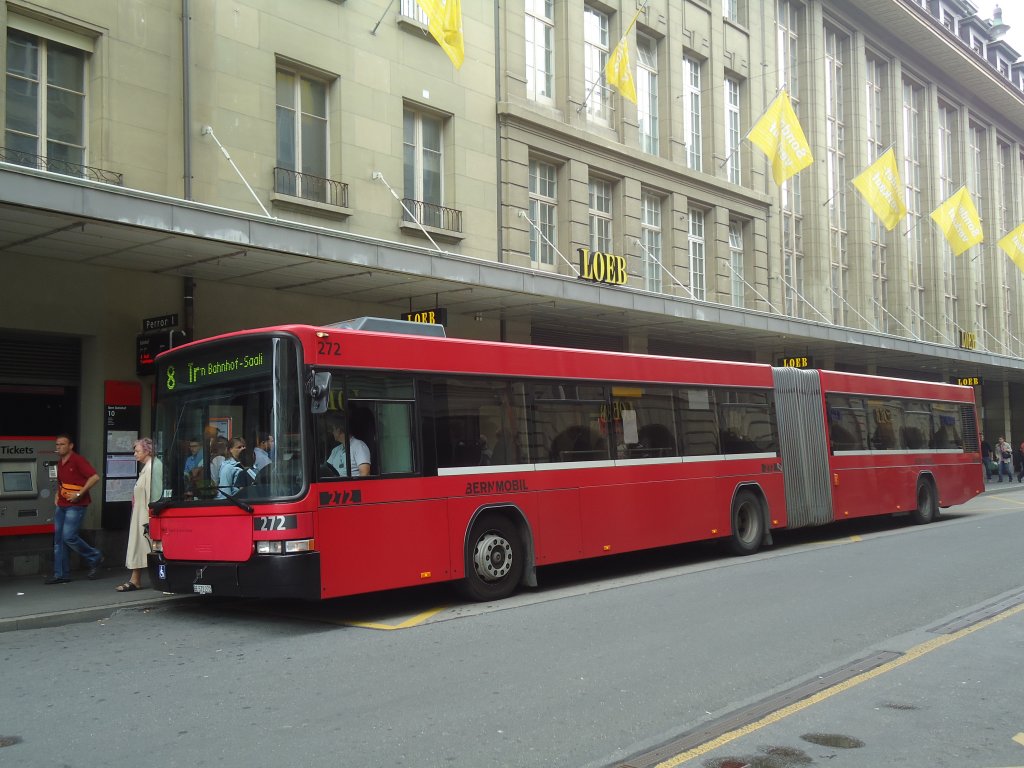 Bernmobil, Bern - Nr. 272/BE 572'272 - Volvo/Hess am 14. Juli 2011 beim Bahnhof Bern