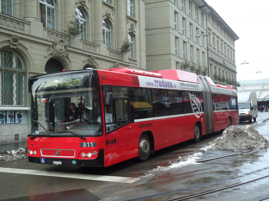 Bernmobil, Bern Nr. 811/BE 612'811 Volvo am 7. Dezember 2010 Bern, Bahnhof