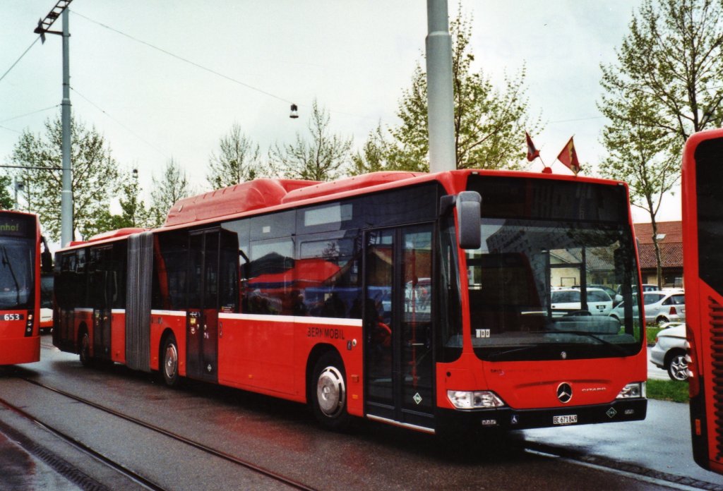 Bernmobil, Bern Nr. 849/BE 671'849 Mercedes Citaro am 2. Mai 2010 Bern, Guisanplatz