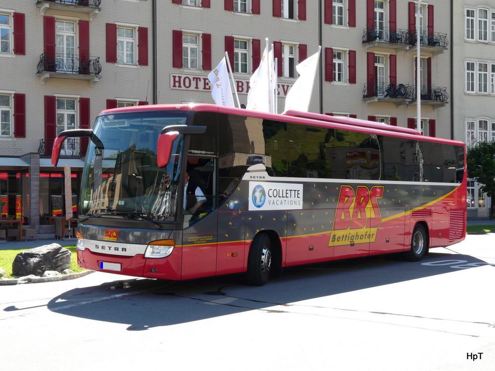 Besuch aus Deutschland Setra S 416 GT-HD in Engelberg am 01.08.2010