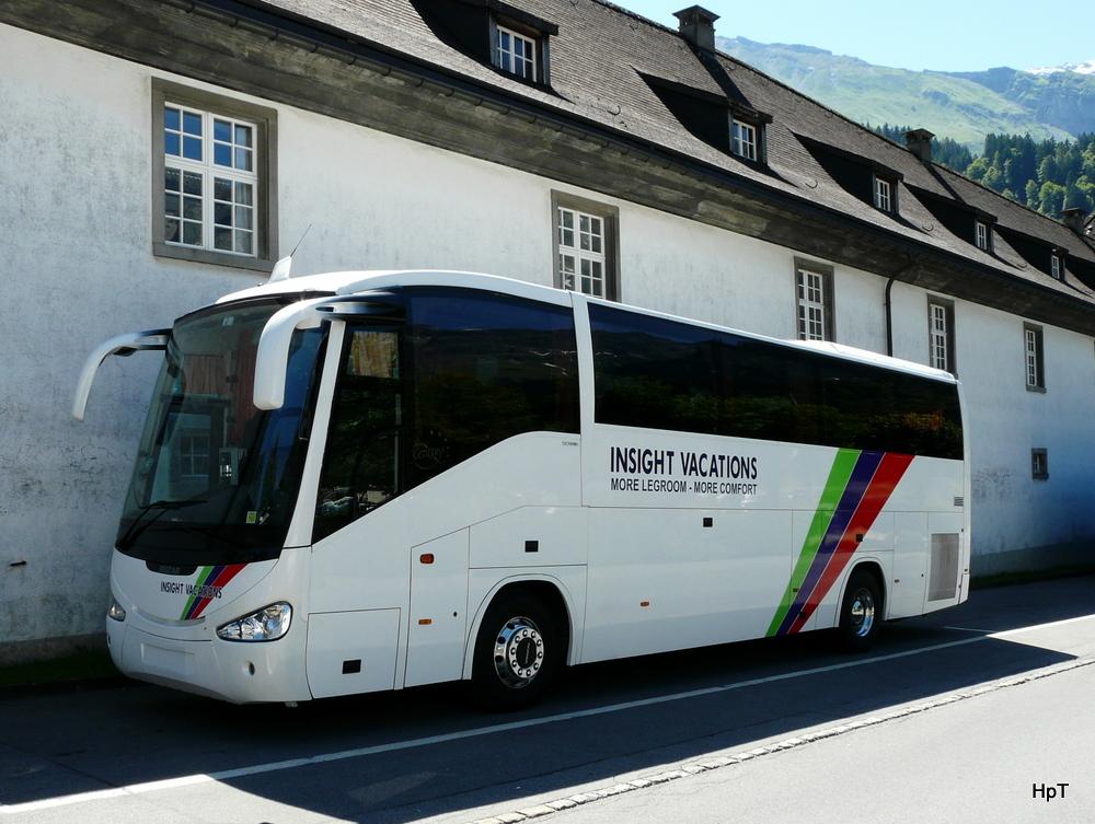 Besuch aus Italien Scania IRIZAR vor dem Kloster Engelberg am 01.08.2010