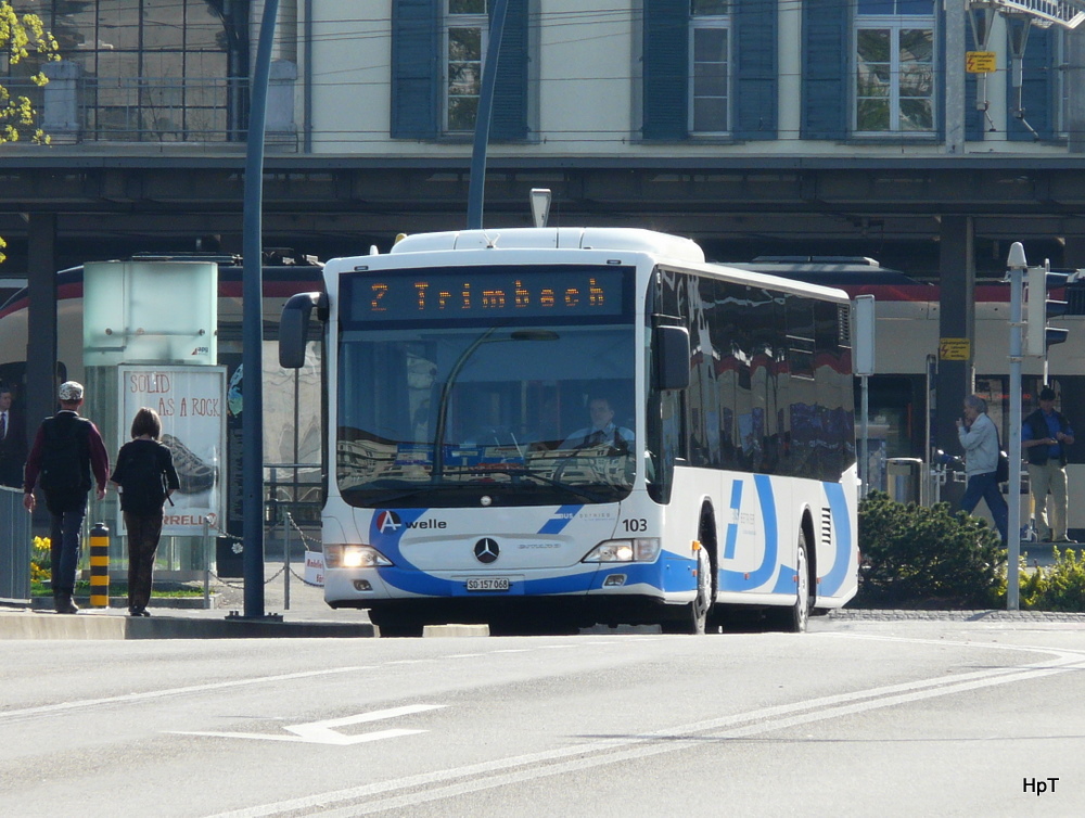 BOGG - Mercedes Citaro Nr.103  SO 157068 in der Stadt Olten am 03.04.2011