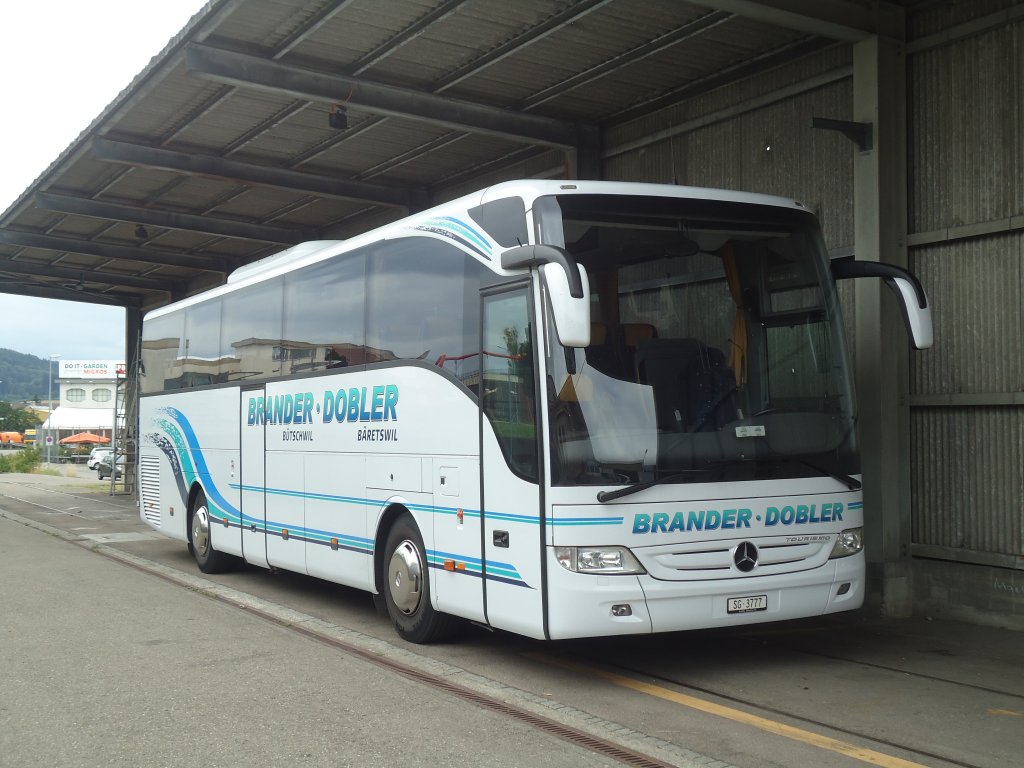 Brander, Btschwil + Dobler, Bretswil - SG 3777 - Mercedes am 11. Juli 2012 in Wil, Larag