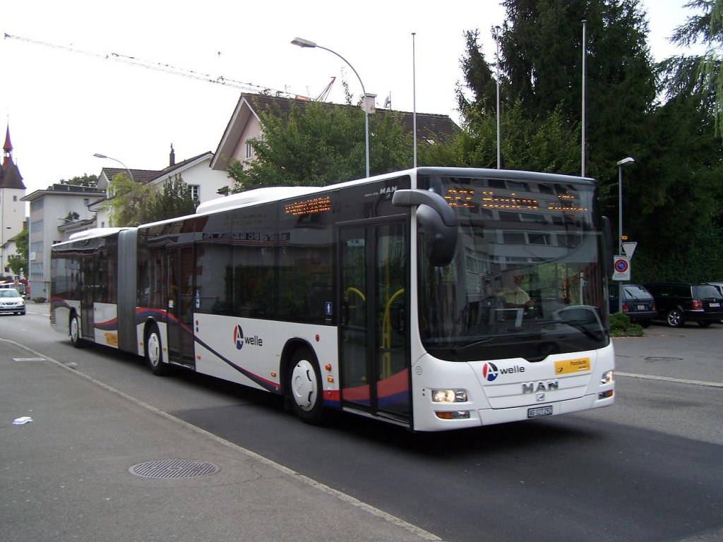 Bremgarten : Lion's City G auf der Linie 322 am 06/09/10.